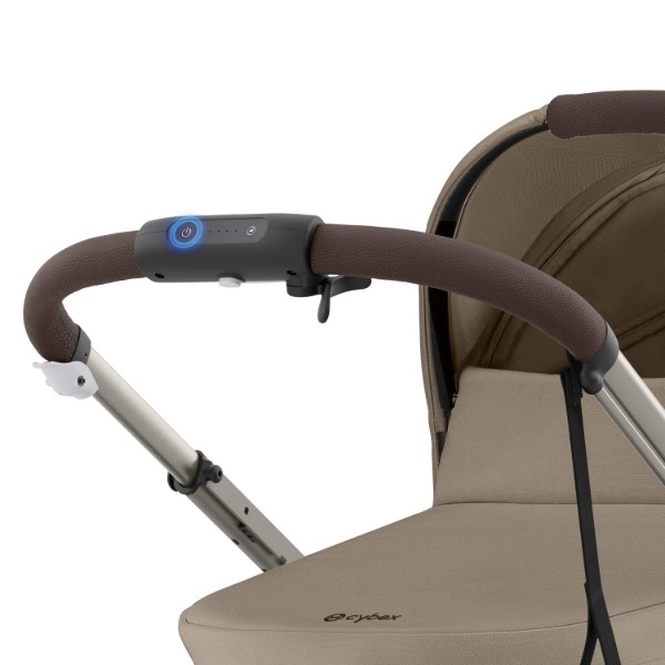 Фото - Коляска прогулочная Cybex eGazelle S TPE Almond Beige (524000547)